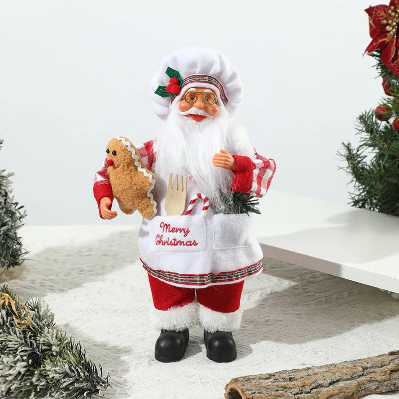 12 Inch Standing Santa Claus Figurine Christmas