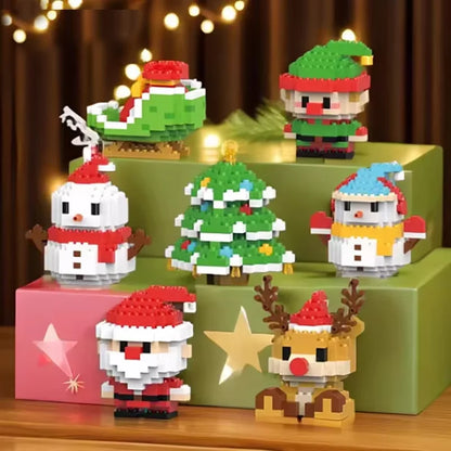 Christmas Micro Building Blocks Set