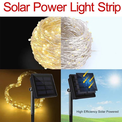 Solar LED Fairy String Lights