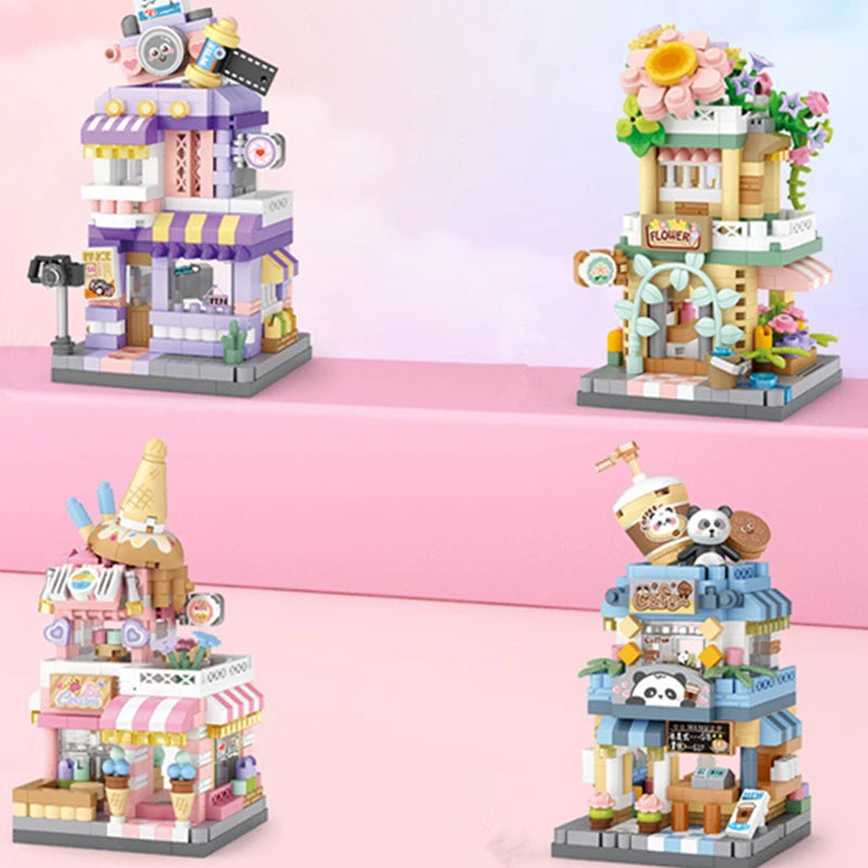 Flower Shop Building Block Set