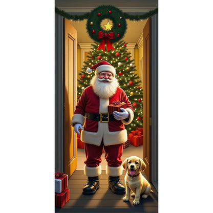 Santa Claus Door Cover