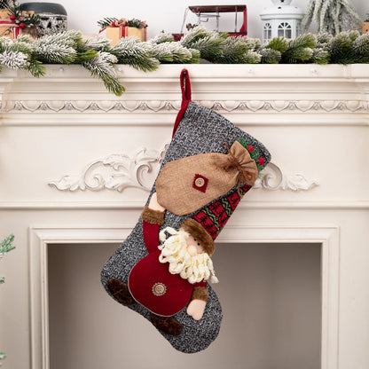 Large 3D Christmas Stocking