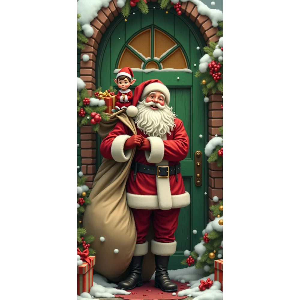 Santa Claus Door Cover