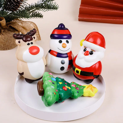 4-Pack Christmas Squishy Toys