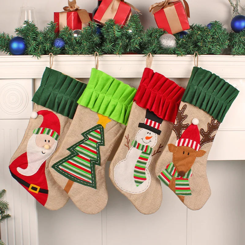 Large Cartoon Christmas Stockings