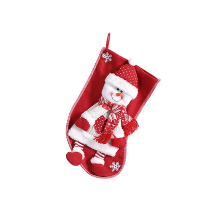 Durable Knitted Santa Claus Christmas Stockings