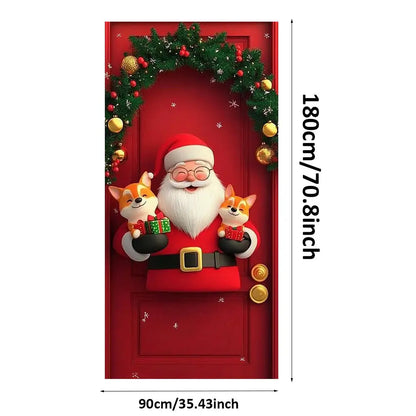 Santa Claus Door Cover