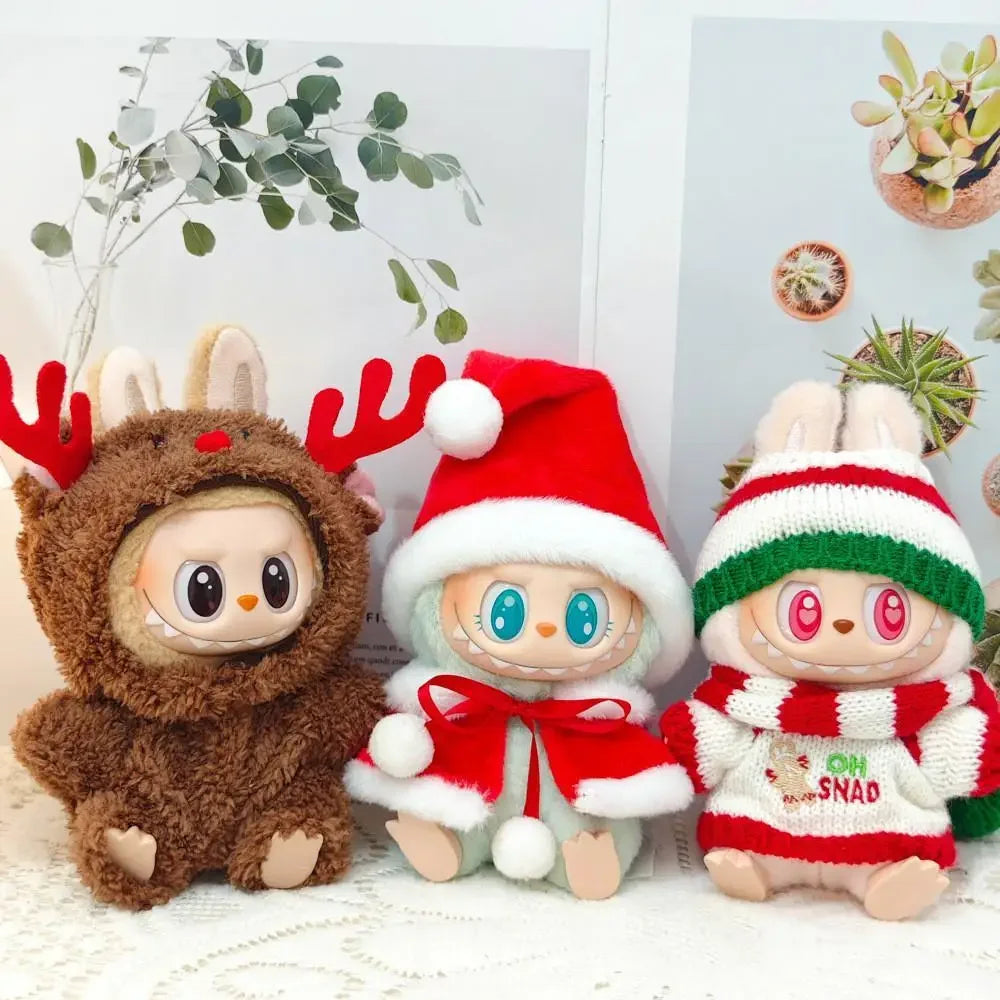 Mini Christmas Plush Doll Clothes Outfit