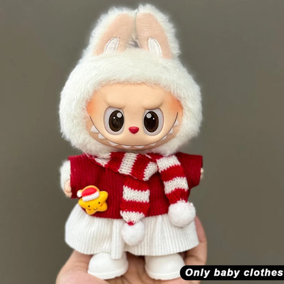 Mini Christmas Plush Doll Clothes Outfit