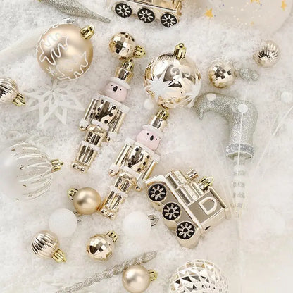 50-Piece Shatterproof Christmas Ball Ornaments Set