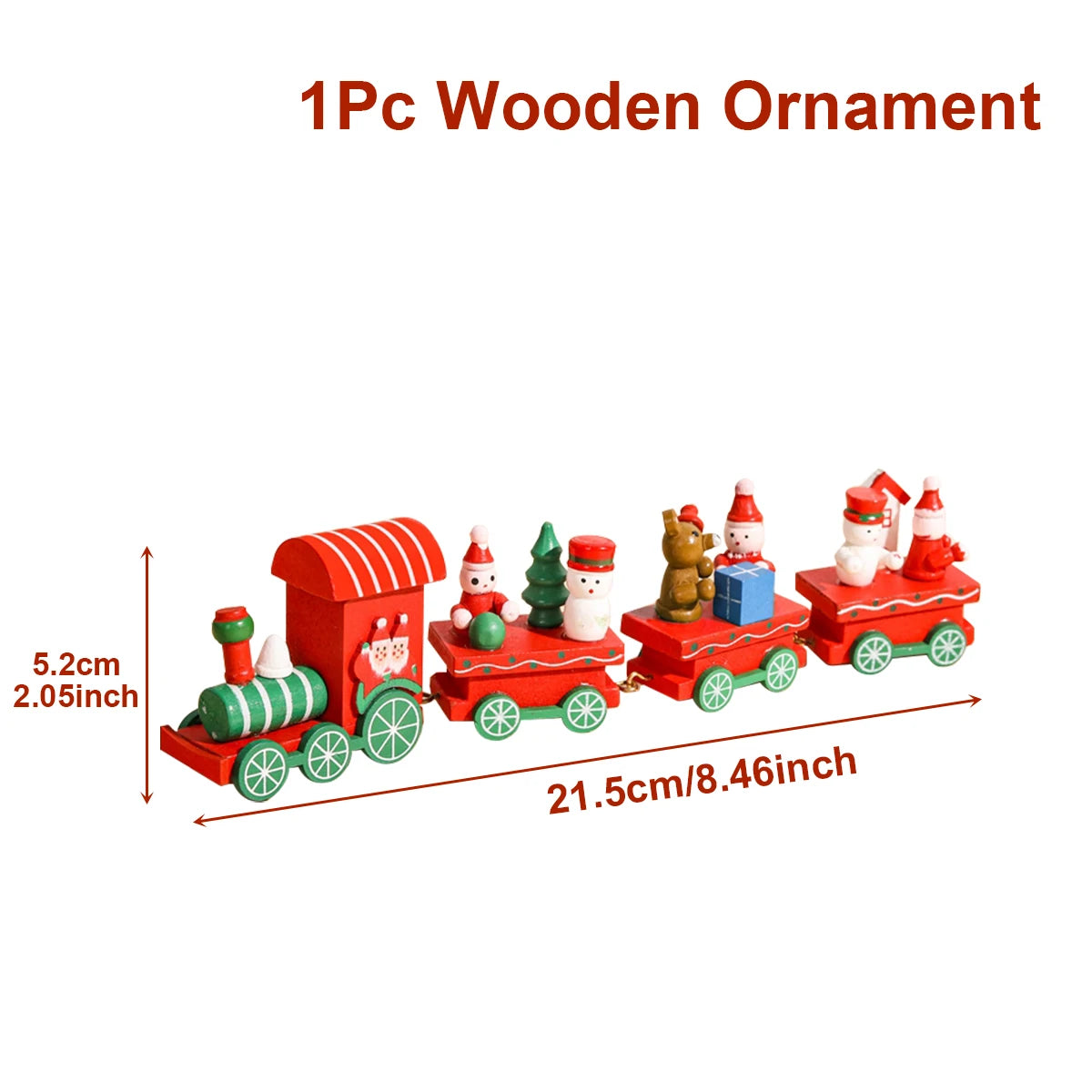 Christmas Train Ornament Decorative Holiday Display