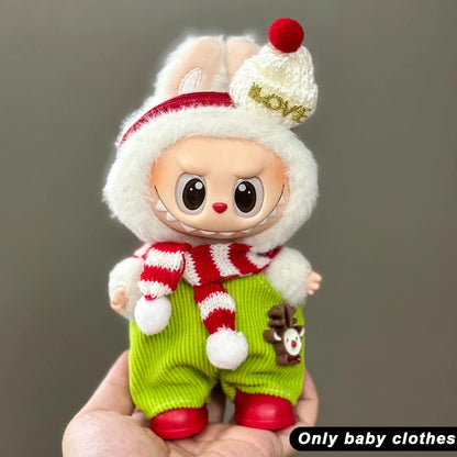 Mini Christmas Plush Doll Clothes Outfit