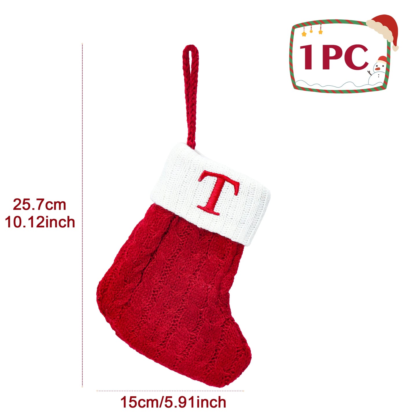 Knitted Christmas Socks