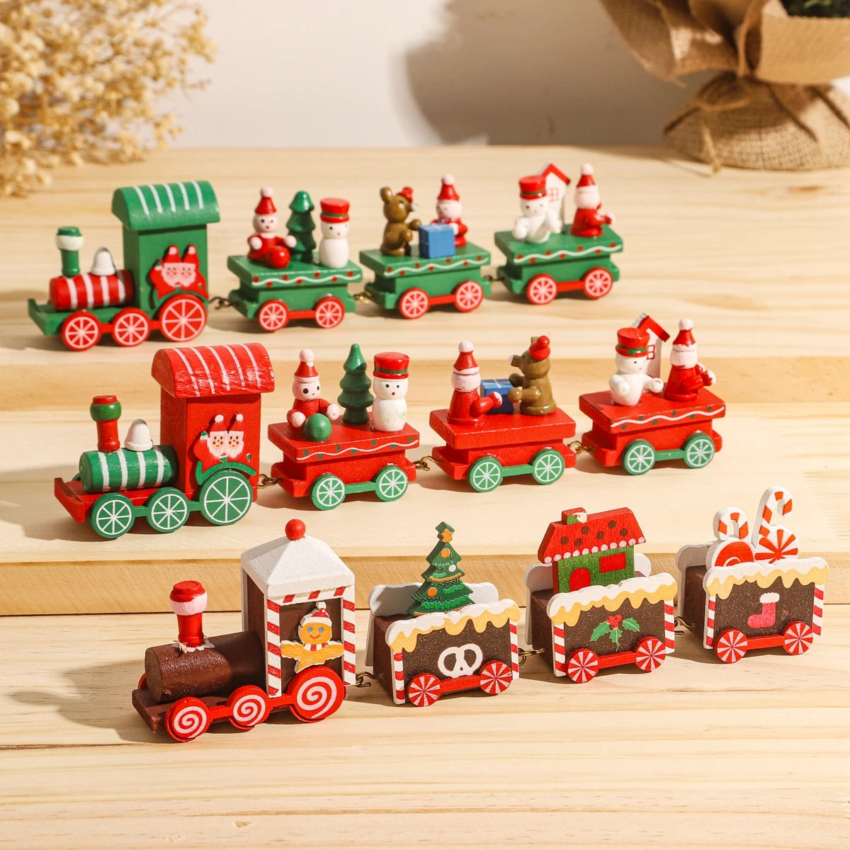 Christmas Train Ornament Decorative Holiday Display