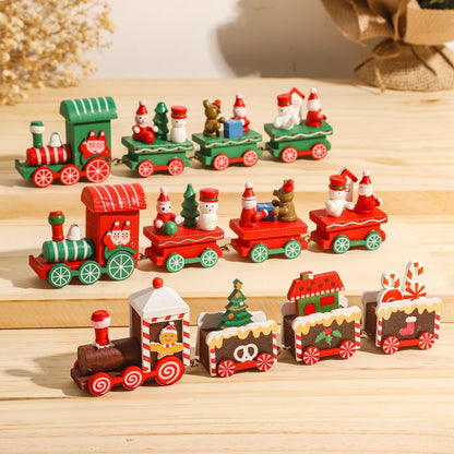 Christmas Train Ornament Decorative Holiday Display