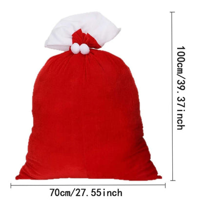 Large Red Santa Backpack Gift Bag