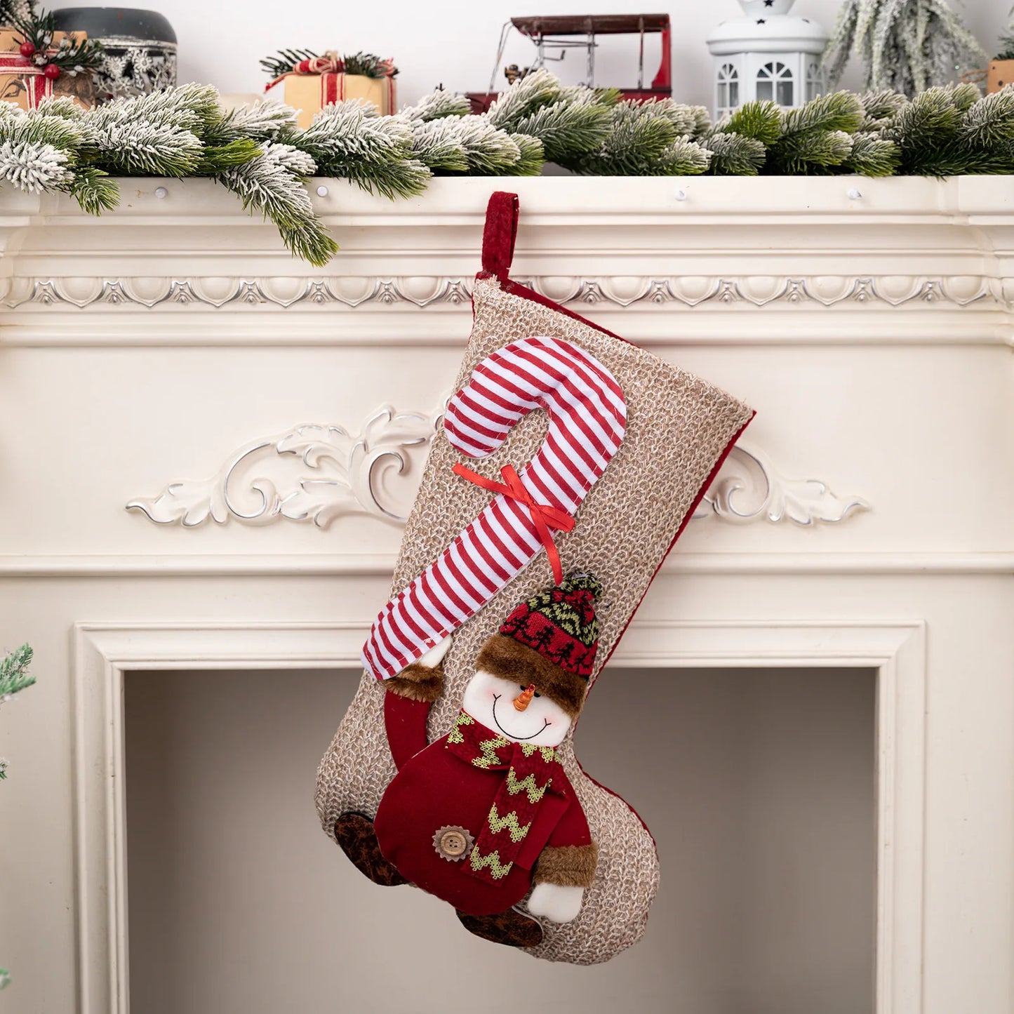 Large 3D Christmas Stocking
