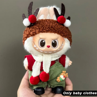 Mini Christmas Plush Doll Clothes Outfit