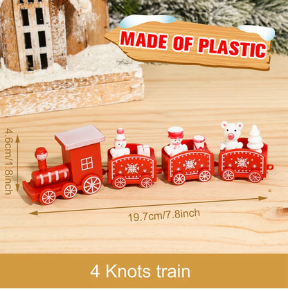 Christmas Train Ornament Decorative Holiday Display