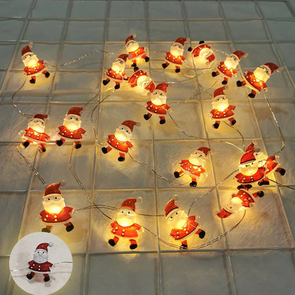 Santa Snowman Christmas LED String Lights