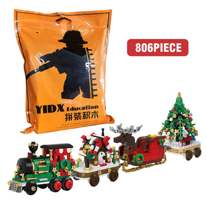 Christmas Micro Building Blocks Set