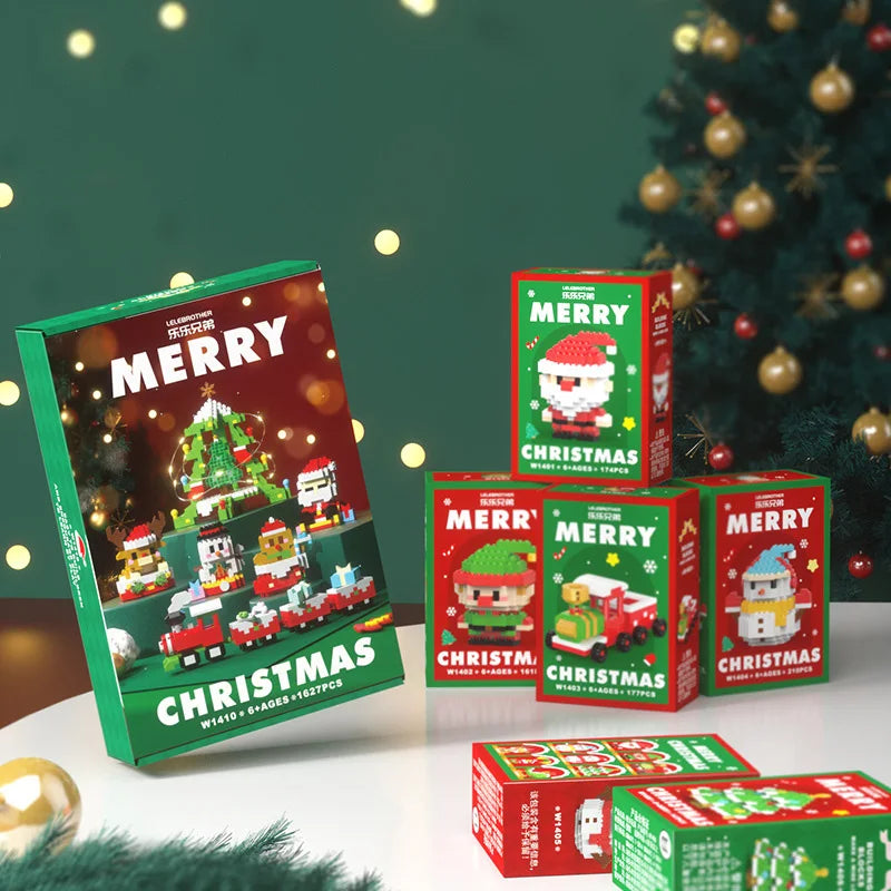 Christmas Micro Building Blocks Set