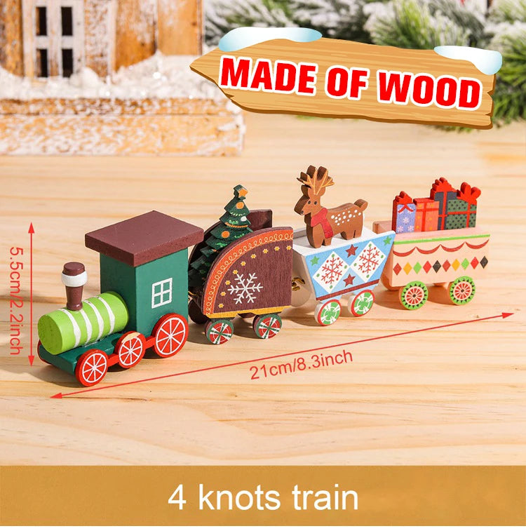 Christmas Train Ornament Decorative Holiday Display