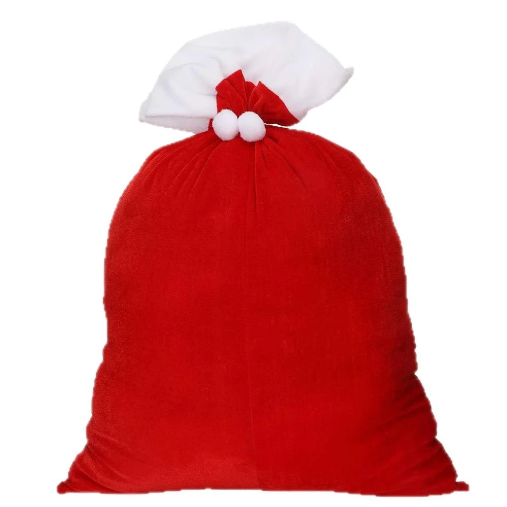 Large Red Santa Backpack Gift Bag