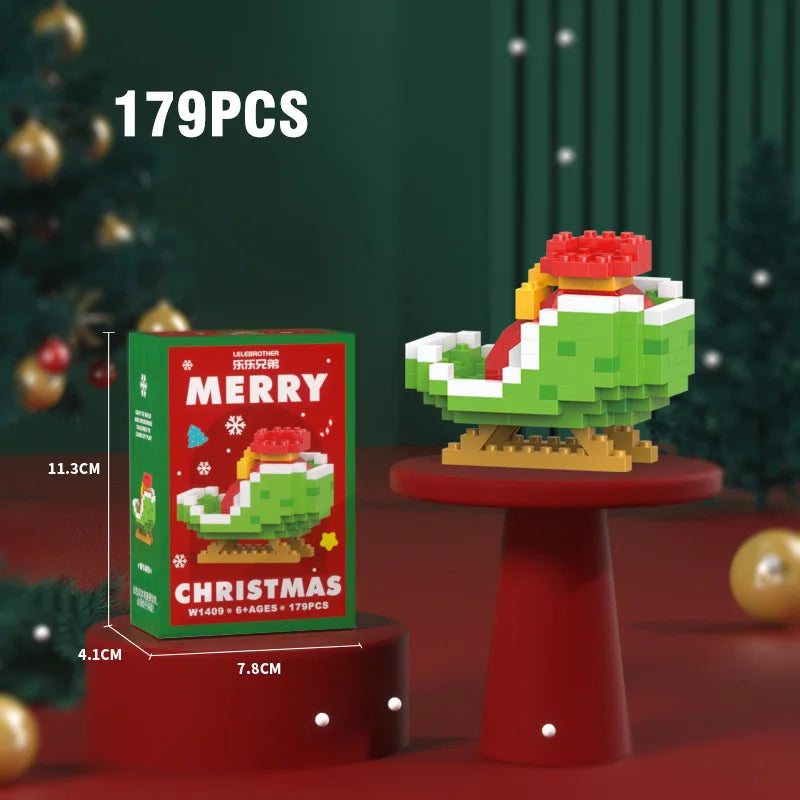 Christmas Micro Building Blocks Set