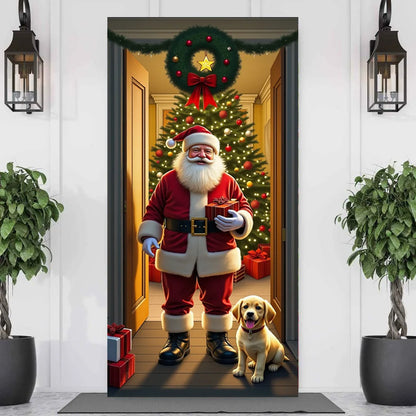 Santa Claus Door Cover