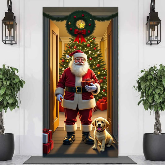 Santa Claus Door Cover