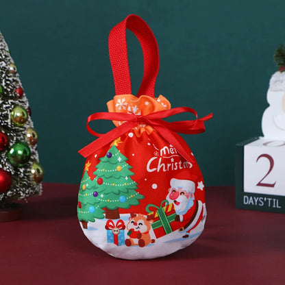 Christmas Drawstring Gift Bags