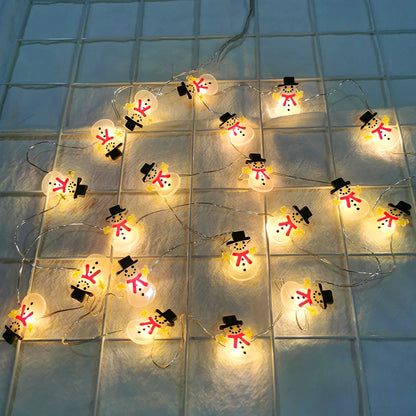 Santa Snowman Christmas LED String Lights