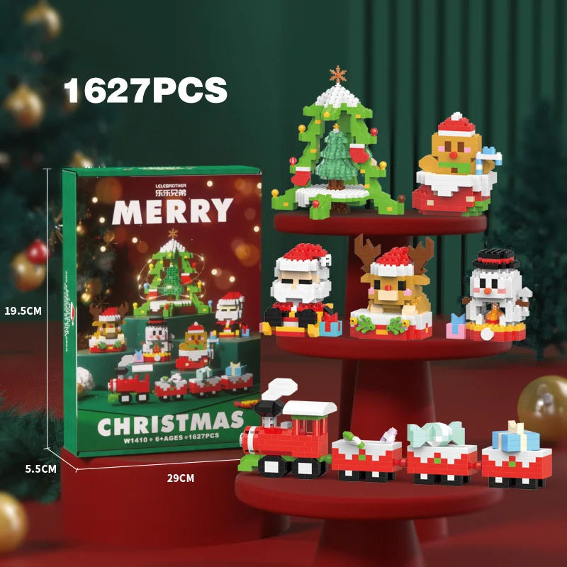 Christmas Micro Building Blocks Set