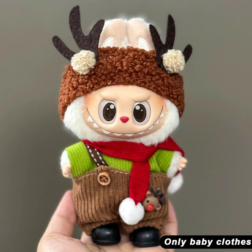 Mini Christmas Plush Doll Clothes Outfit