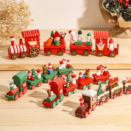 Christmas Train Ornament Decorative Holiday Display