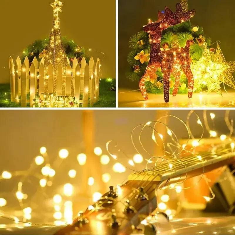 Solar LED Fairy String Lights