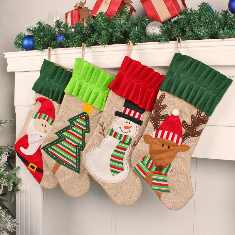 Large Cartoon Christmas Stockings
