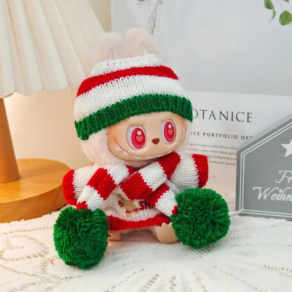 Mini Christmas Plush Doll Clothes Outfit