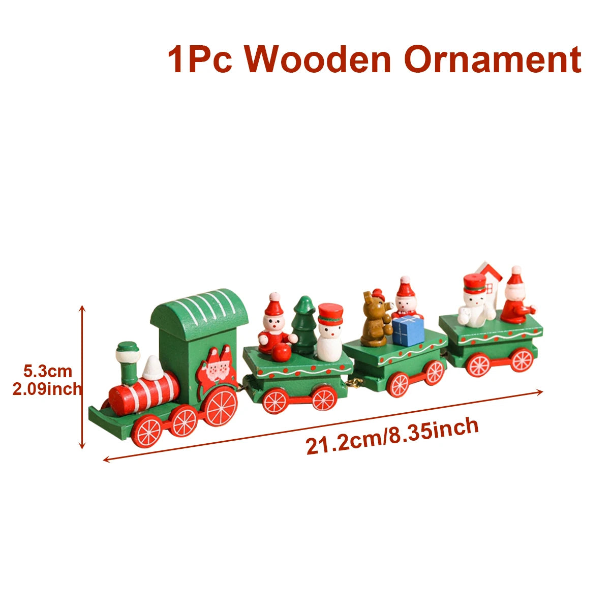 Christmas Train Ornament Decorative Holiday Display
