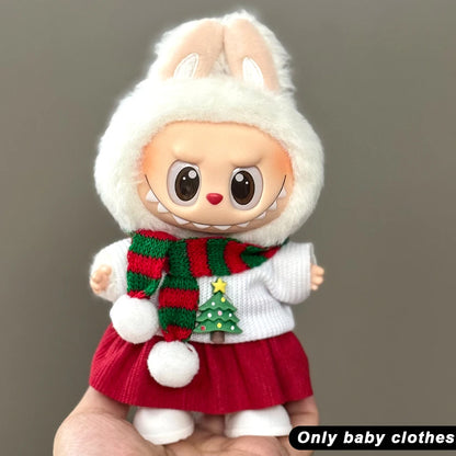 Mini Christmas Plush Doll Clothes Outfit