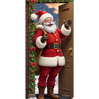 Santa Claus Door Cover