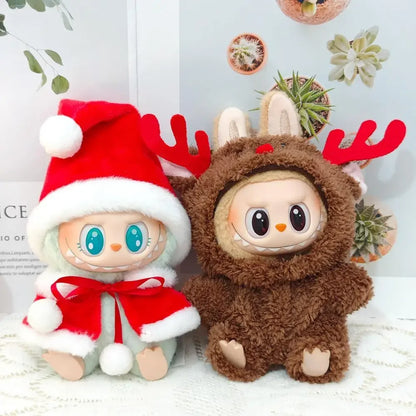 Mini Christmas Plush Doll Clothes Outfit