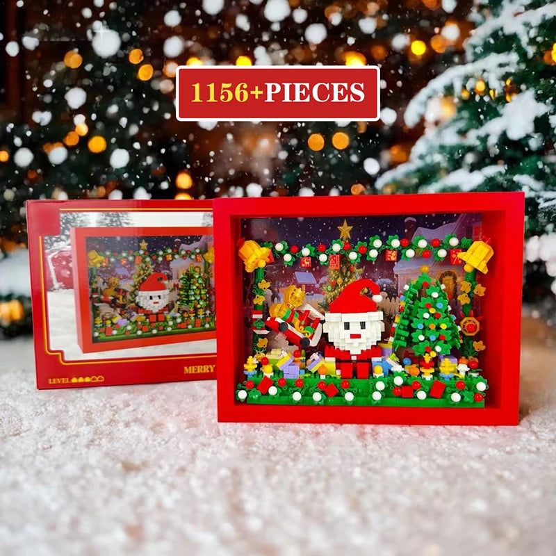 Christmas Micro Building Blocks Set
