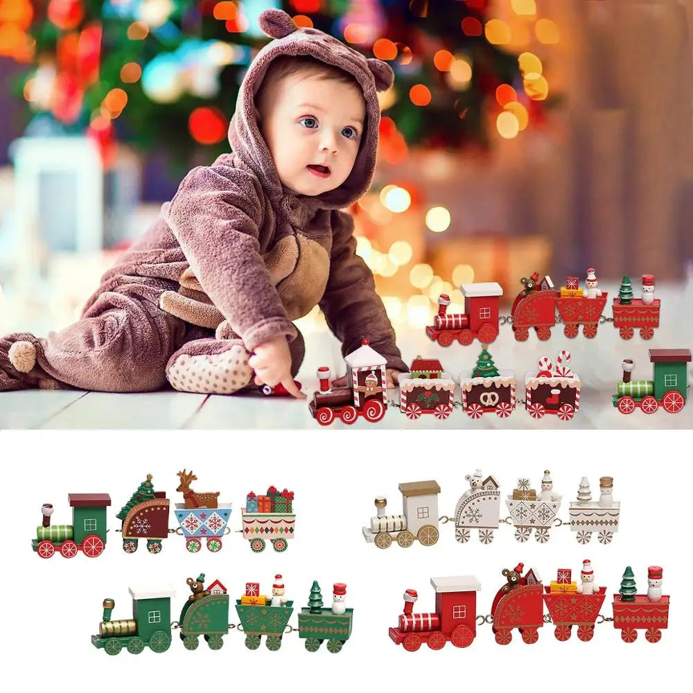 Christmas Train Ornament Decorative Holiday Display
