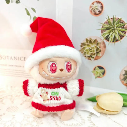 Mini Christmas Plush Doll Clothes Outfit