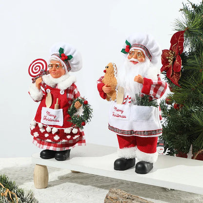 12 Inch Standing Santa Claus Figurine Christmas