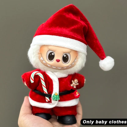 Mini Christmas Plush Doll Clothes Outfit