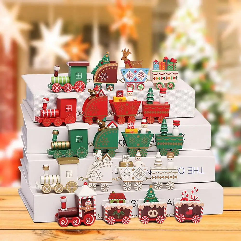 Christmas Train Ornament Decorative Holiday Display