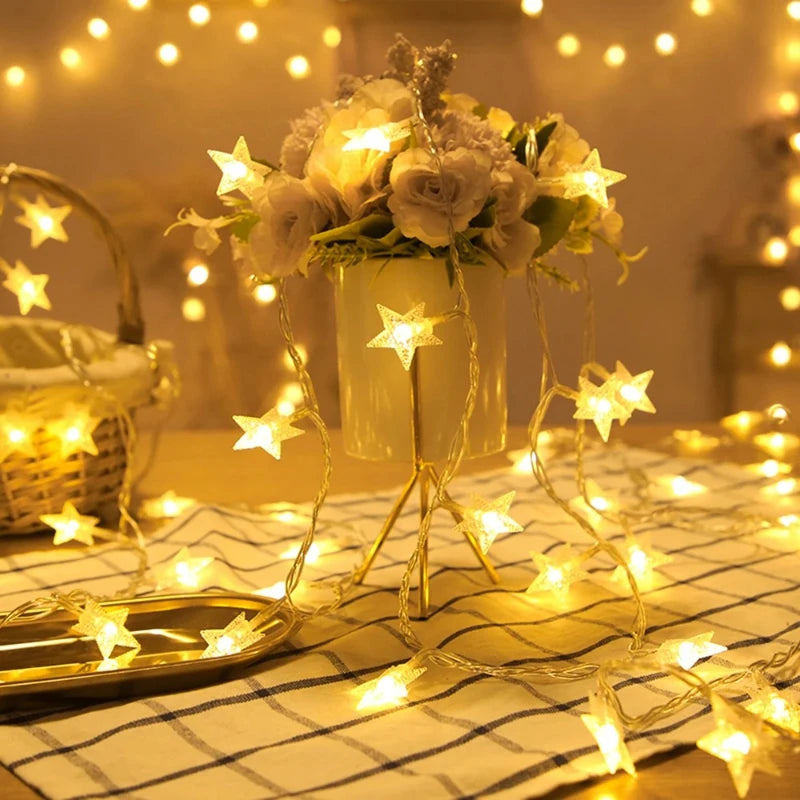 Star LED String Lights